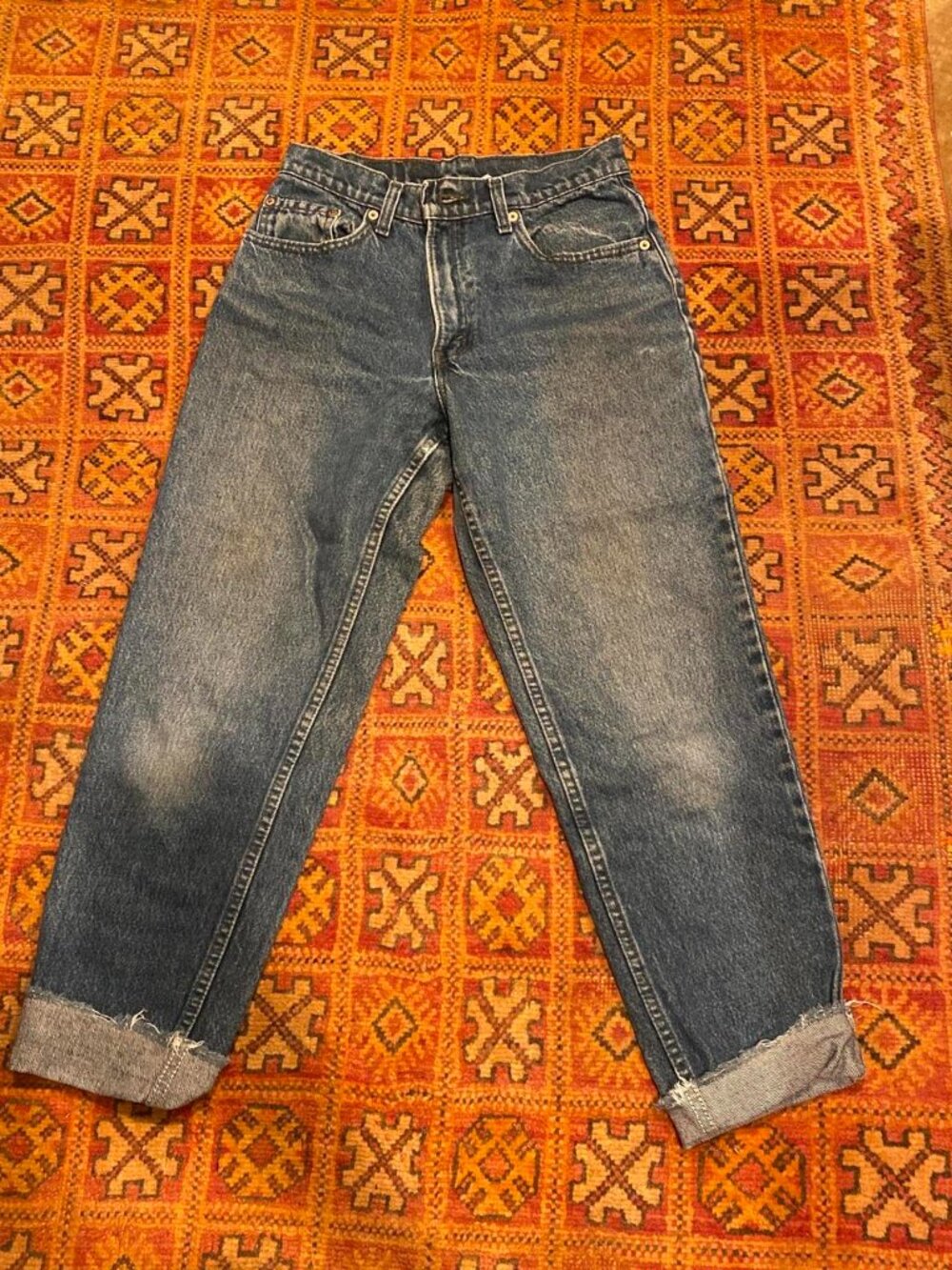 Levi's Women's Blue and Navy Jeans